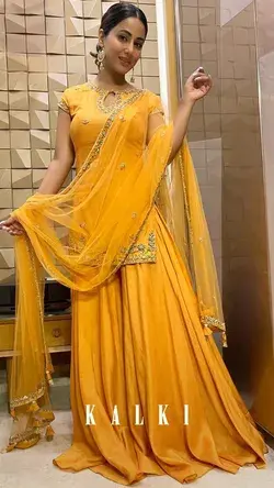 Ubtan dresses, ubtan sharara designes, full yellow dresses