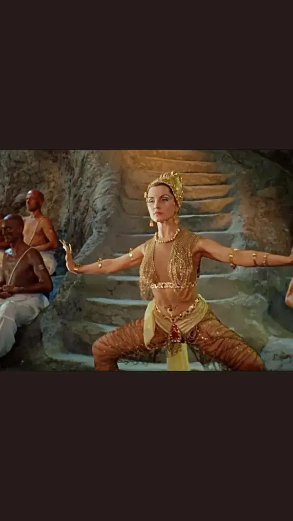 Debra Paget as temple dancer Seetha in 'The Tiger of Eschnapur', 1959