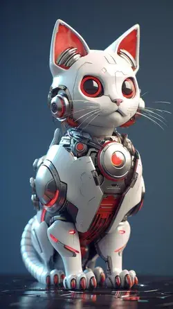 Download Free Mobile Phone Wallpaper Cyber Cat