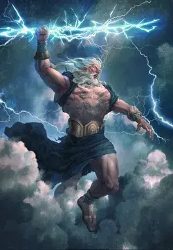 Zeus
(God of lightning)