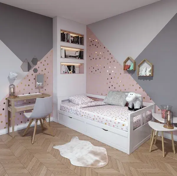 Room ideas copper/rose gold 