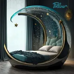 dreamy moon bedroom