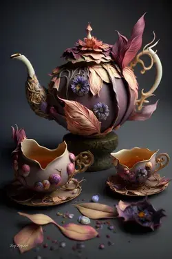 Tea Set of The Fae