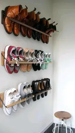Shoe storage for small spaces