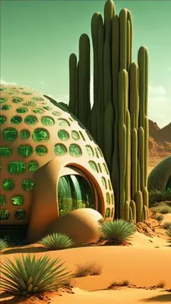Habitable Cacti: Sustainable Settlements on Mars by Manas Bhatia