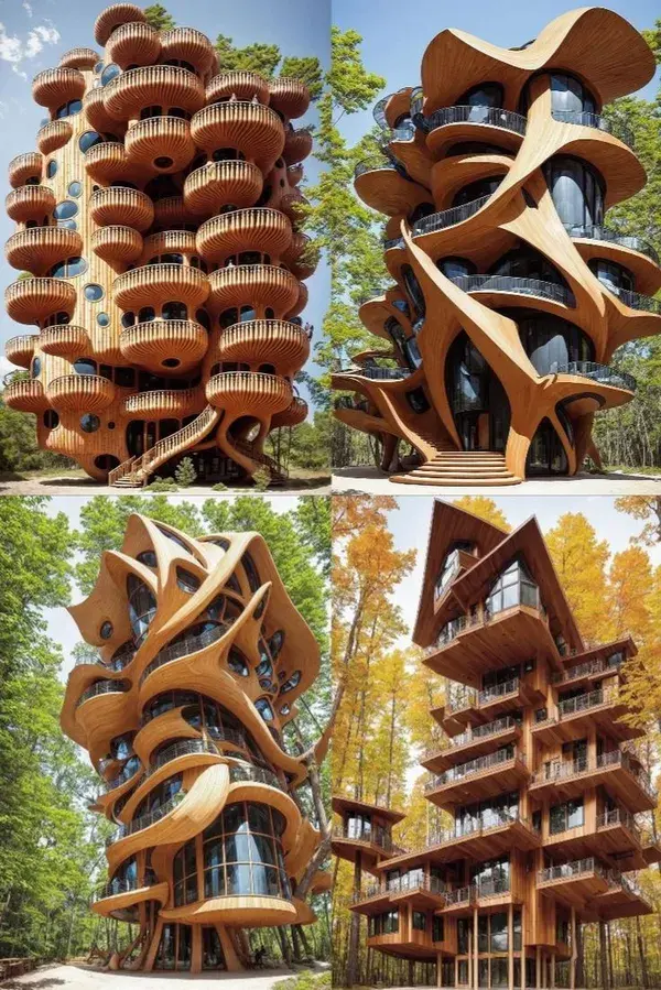 Ai TreeHouses by Hassan Ragab