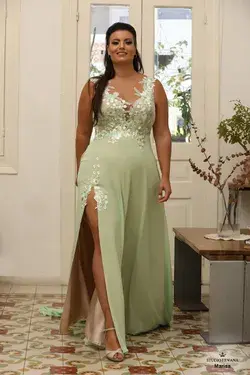 Plus size evening gown by 