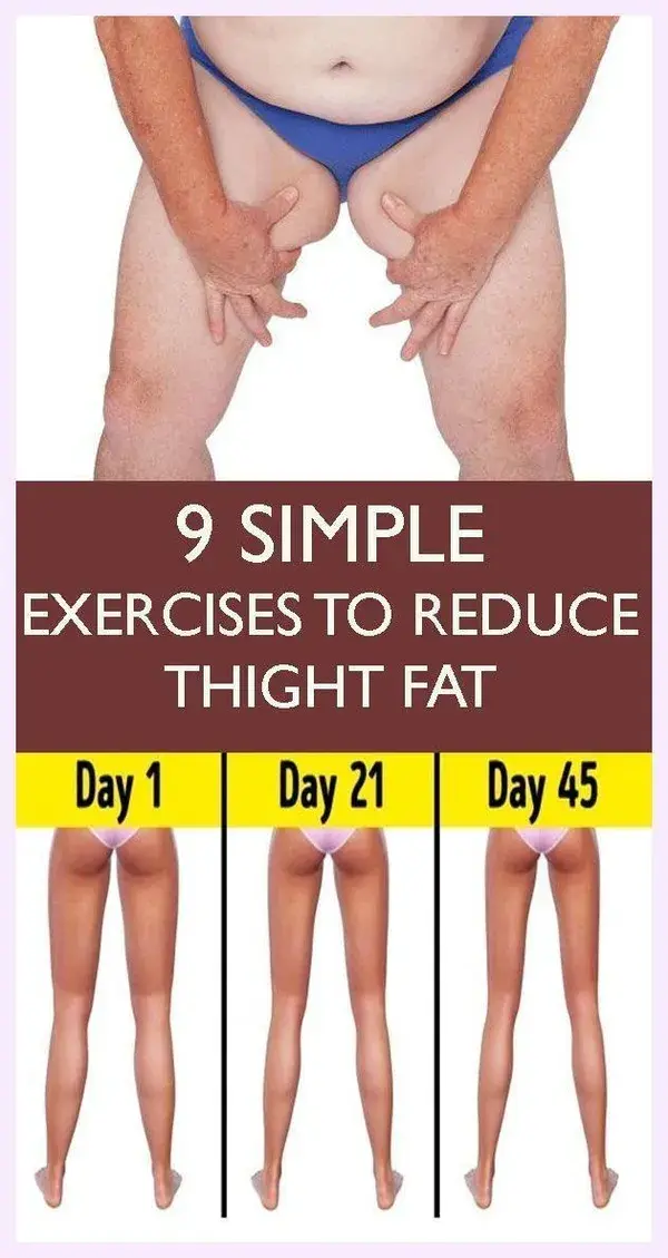 9 Simple & Best Exercises To Reduce Thigh Fat Fast At Home !