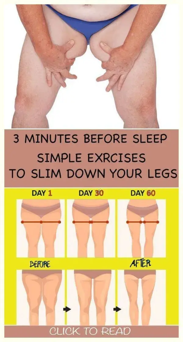 3 Minutes Before Sleep: Simple Exercises To Slim Down Your Legs