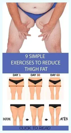 9 Simple & Best Exercises To Reduce Thigh Fat Fast At Home !