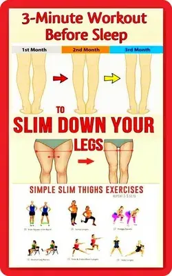 3-Minute Workout Before Sleep: 4 Exercises That Will Slim Down Your Legs