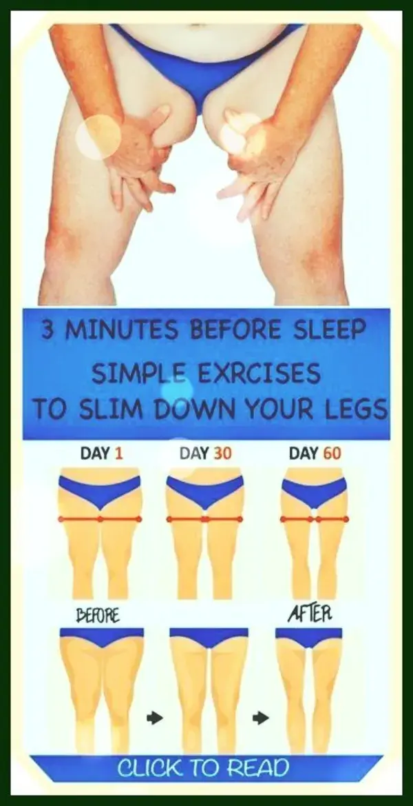 3 Minutes Before Sleep: Simple Exercises To Slim Down Your Legs