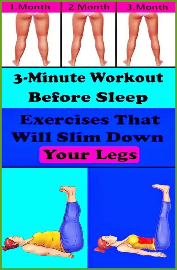 3-Minute Workout Before Sleep: 4 Exercises That Will Slim Down Your Legs