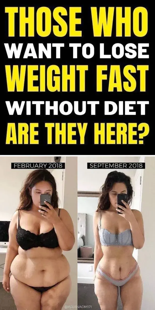Those who want to lose weight fast without diet are they here?