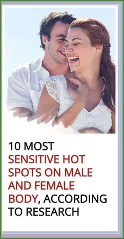 10 most sensitive hot spots on male bodies, according to research