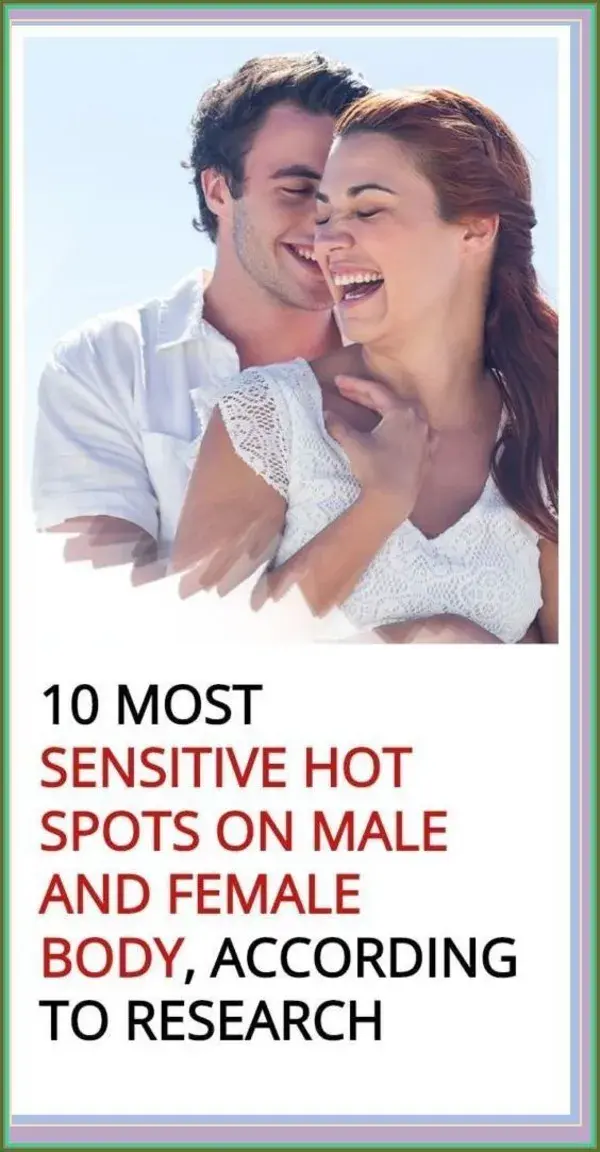 10 most sensitive hot spots on male bodies, according to research