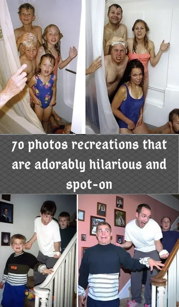 70 photos recreations that are adorably hilarious and spot-on