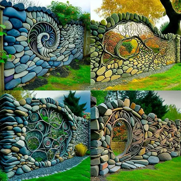 Unique biophilic design fence designs