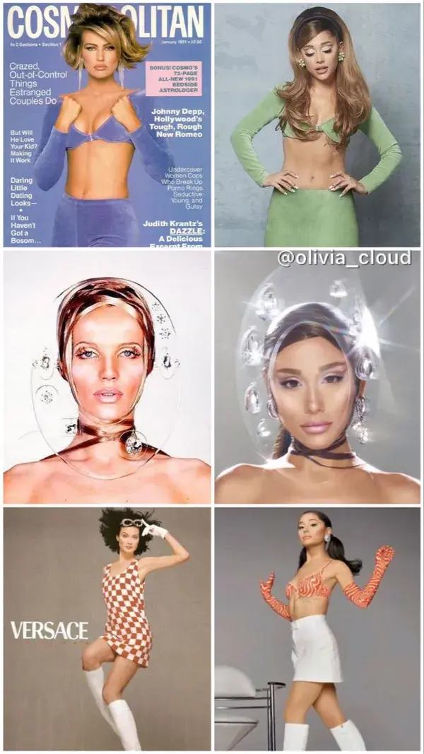 Ariana’s vintage inspirations