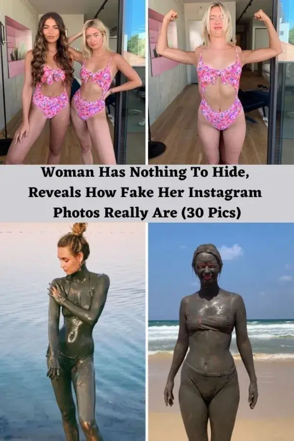 Woman Has Nothing To Hide, Reveals How Fake Her Instagram Photos Really Are (30 Pics)