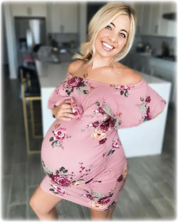 Floral Maternity Dresses - Sexy Mama Maternity | Hot Pregnancy Outfits Dresses | Hot