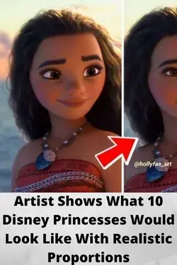 Artist Shows What 10 Disney Princesses Would Look Like With Realistic Proportions