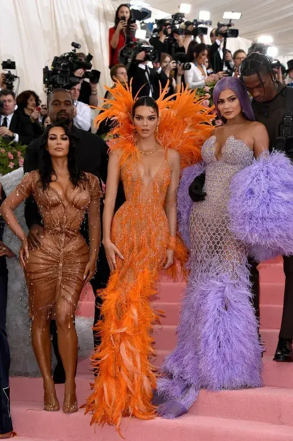 Kardarshian sisters at the Met Gala