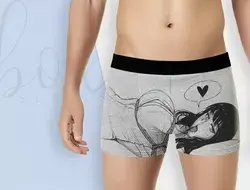 Naughty Boxers for Husband or Boyfriend, Custom Anniversary Gift / Birthday Gift / Valentines Day Gifts / Gift for Him / Christmas Gift