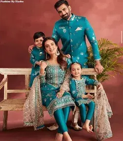 Family Matching Dresses Designing 2023