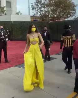 Zendaya In Valentino For Oscar Awards 2021 Red Carpet