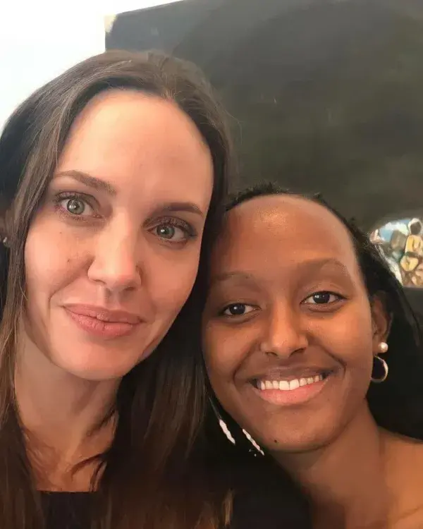 angelina with zahara