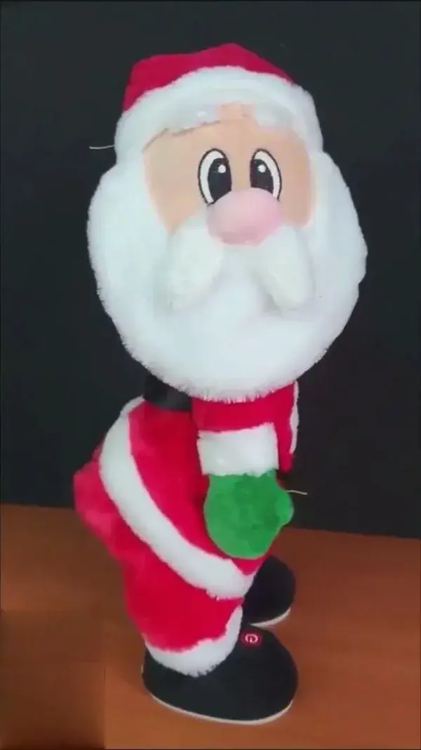 Christmas Musical Electric Twerk Singing Dancing Santa Clause hip shake Figure Twisted Hip Toys