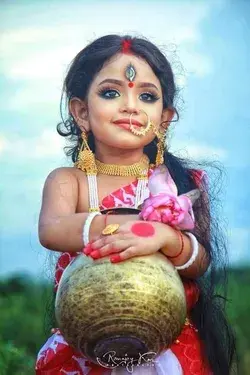 Cute Baby in Goddess Durga