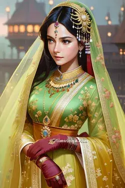 Attractive Princess’s Beauty | Oil Painting | A.I. Generator | by Viriya Lim
