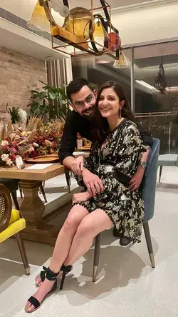 Virat Kohli with his loving wife Celebrates new year with new adorable hairstyle.