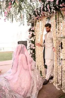 Shaheen Afridi and Ansha wedding -  famous cricketer Shahid Afridi's Daughter Ansha.