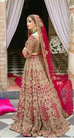 Beautiful bridal dress