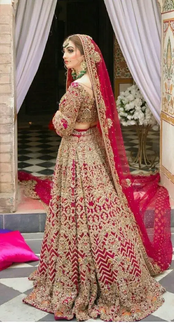 Beautiful bridal dress