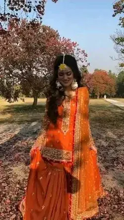 Heavy gharara 🧡