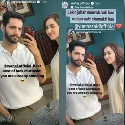 WAHAJ ALI INSTAGRAM STORY