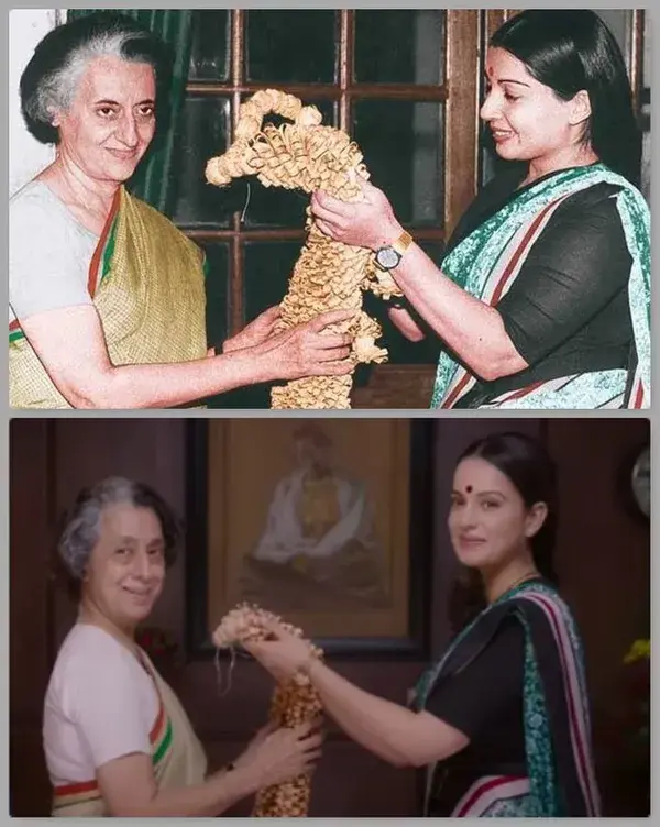 Kangana Ranaut Thalaivi jayalalitha indira Gandhi