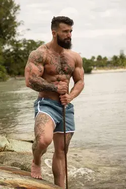 Hot Bearded Tattooed Men In 2023