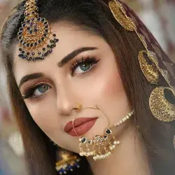 Soo Gorgeous Nova Fashion bridal's jewelry, makeup and hairstyle ideas #walimabrides outfit
