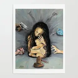 Art Poster | Love And Protect by Jubilee - 18" x 24" - Society6