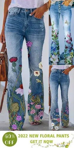 60% OFF Hot Sale Fashion Floral Pants>>Get your discounts & Shop Now