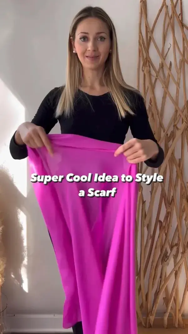 How to style a scarf