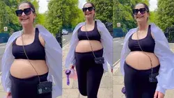 Heavily Pregnant Sonam Kapoor Going for Baby Delivery and Showing her Baby Bump