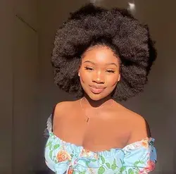 Try 4C Hair Styles - Stretched Out Afro