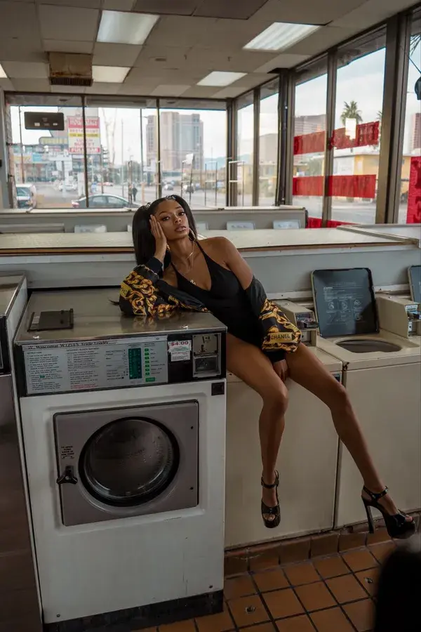 laundromat photoshoot