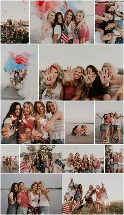 4th of July Best Friend Senior Session- Makayla Madden Photography